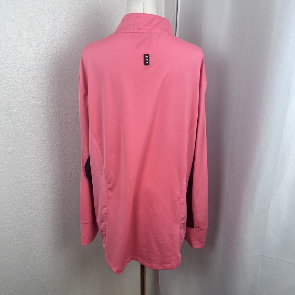 Jamie Sadock Top Womens XXL Pink Mesh Sleeve Golf Pickleball Performance Outdoor - Picture 6 of 10